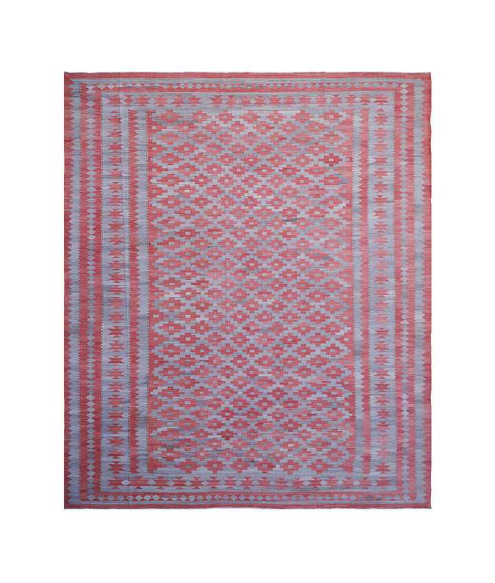 12'x15' Large Modern Kilim Rug | Handwoven Maimana Kilim