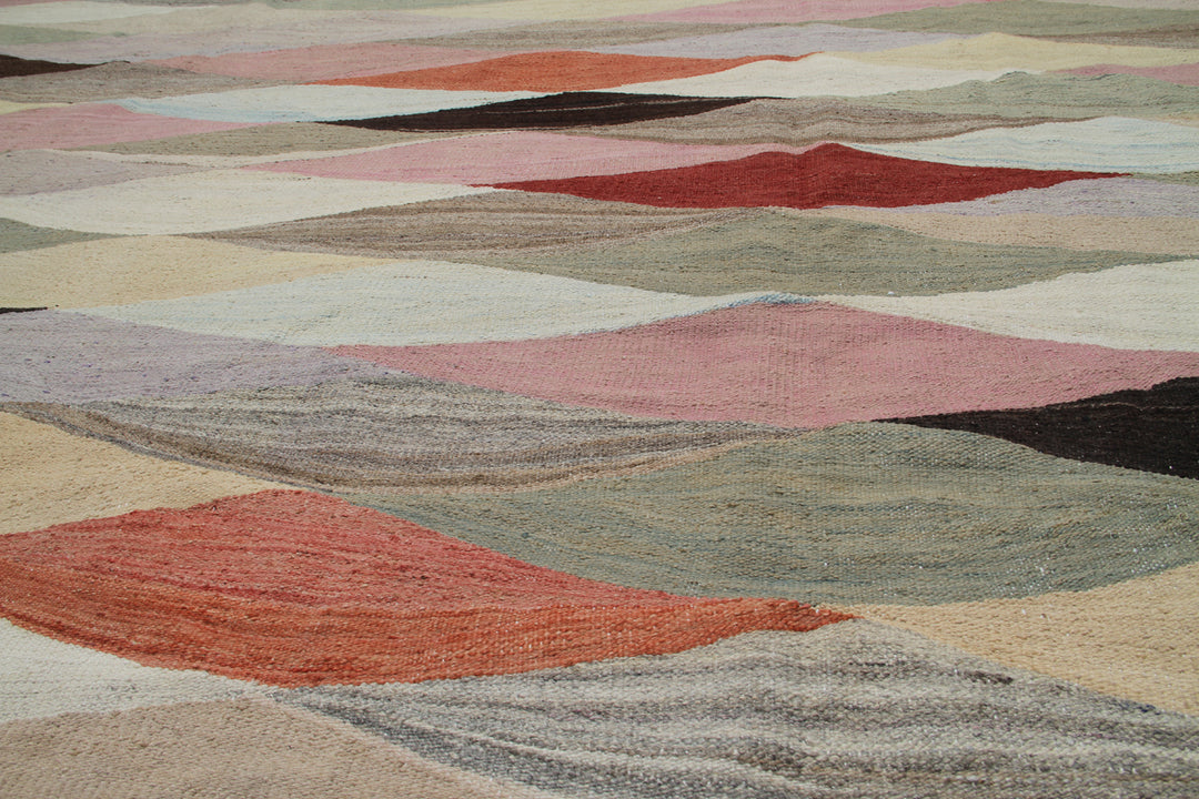 Large Wool Kilim | Ariana Jewel Tone Kilim Rug