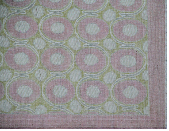 12'x15' Modern Afghan Hand-Knotted Rug – Organic Wool Rug