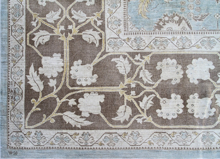 Ariana Rugs 12x15 Geometric Persian Revival Hand-Knotted Afghan Wool Rug