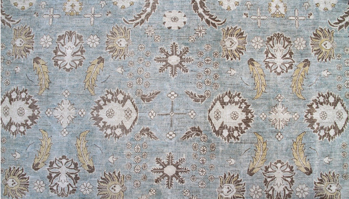 Ariana Rugs 12x15 Geometric Persian Revival Hand-Knotted Afghan Wool Rug