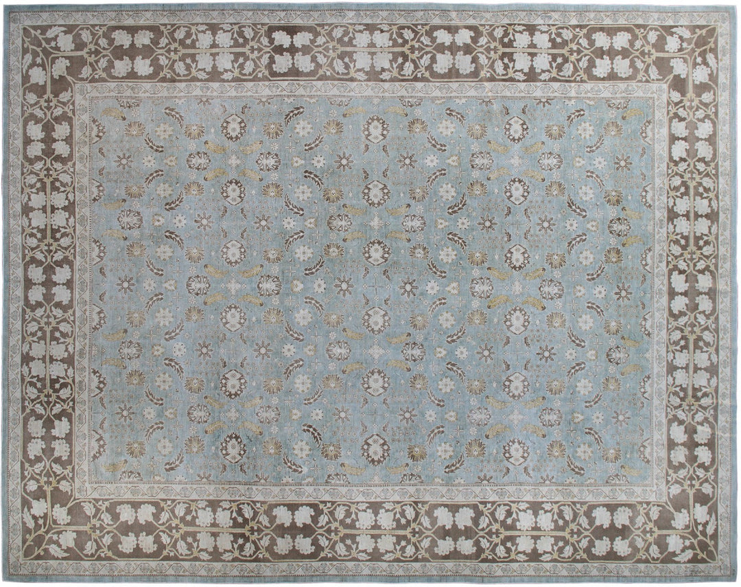 Ariana Rugs 12x15 Geometric Persian Revival Hand-Knotted Afghan Wool Rug