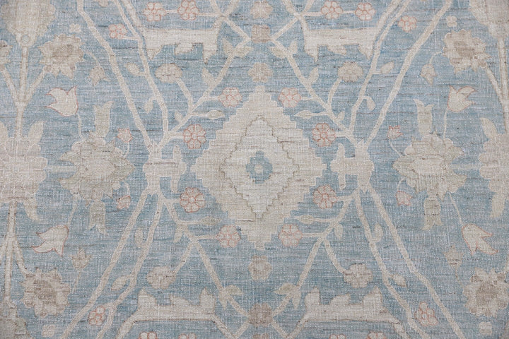Ariana Rugs 12x16 Modern Tabriz Geometric Hand-Knotted Afghan Wool Rug