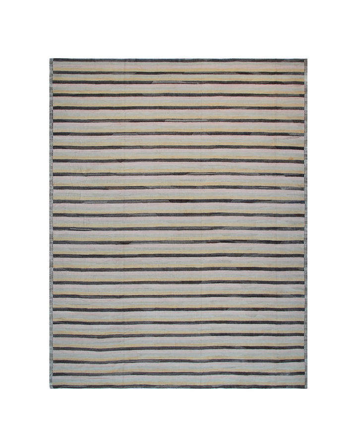 12'x16' Large Kilim | Striped Wool Flatweave | Ariana Kilim Rug