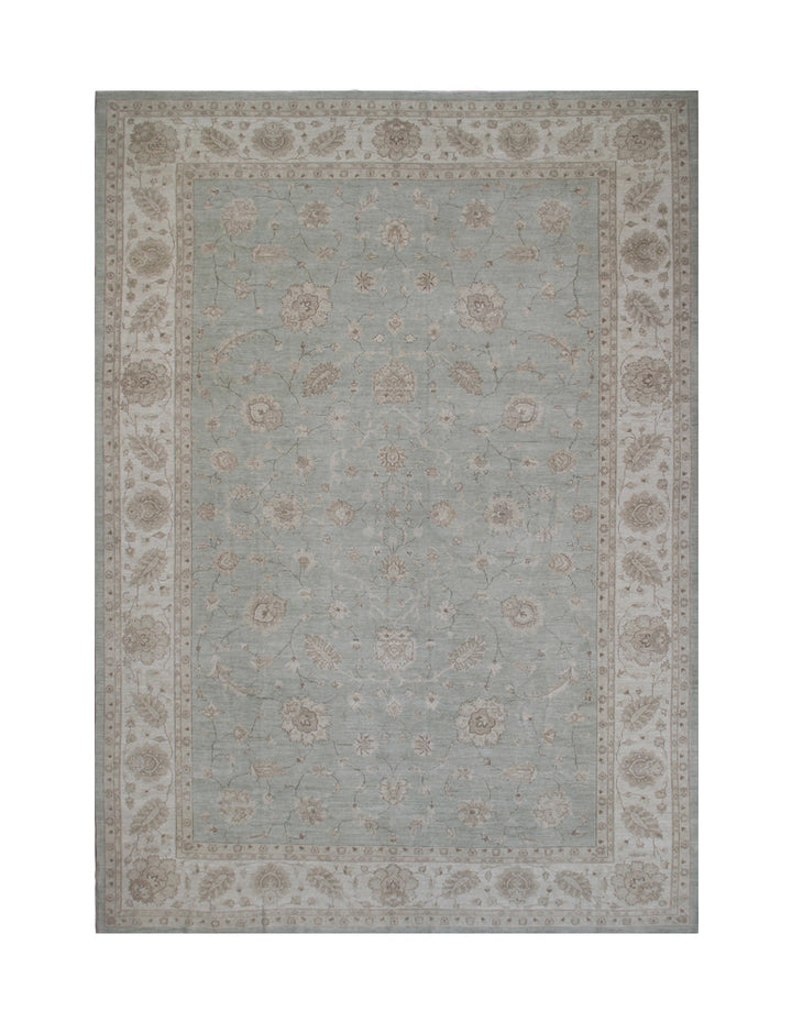 12'x17' Large pale Blue Ariana Transitional Area Rug
