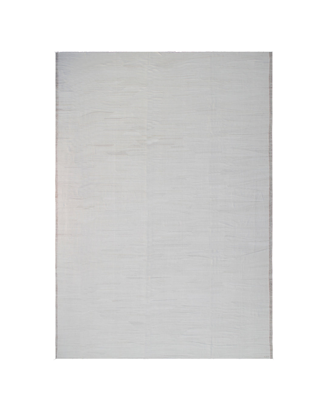 12'x18' Minimalist Solid Wool Ariana Kilim - Earth Tone Collection