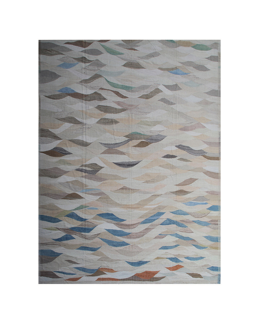 12'x18' Large Hand-Woven Ariana Kilim (17'7" x 12'4") - Soft Pastel Collection
