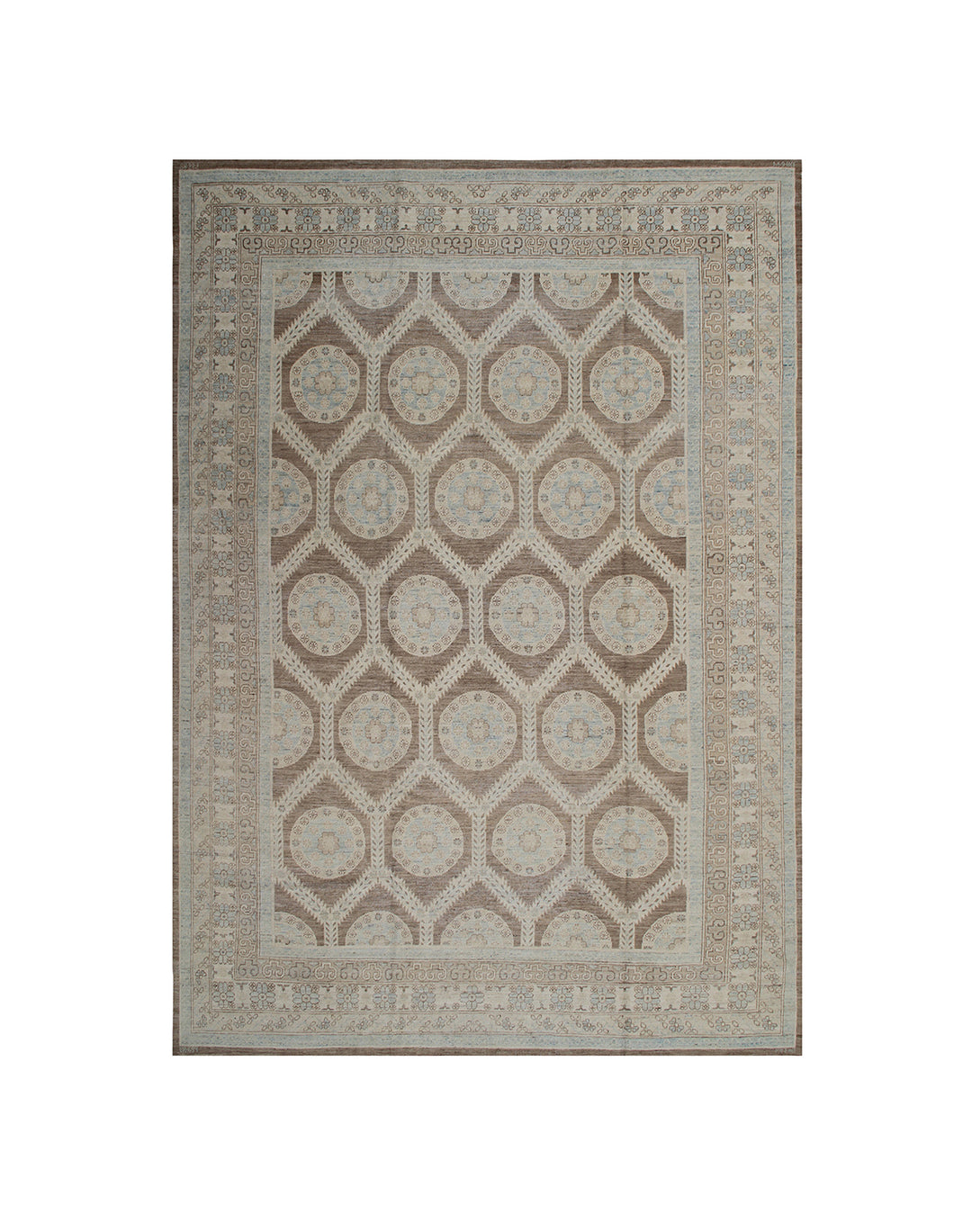 12' x 9' Ariana Samarkand Geometric Design Rug