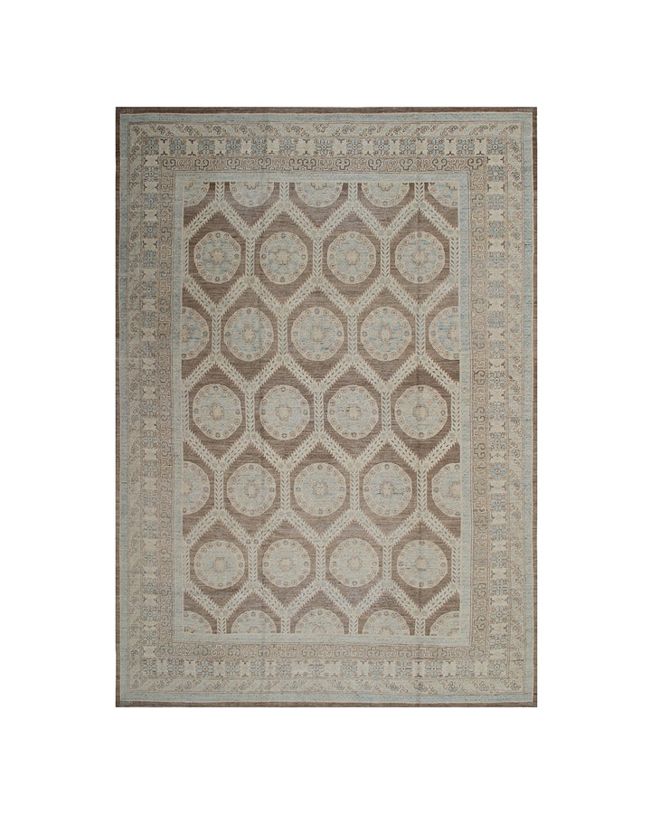 12' x 9' Ariana Samarkand Geometric Design Rug