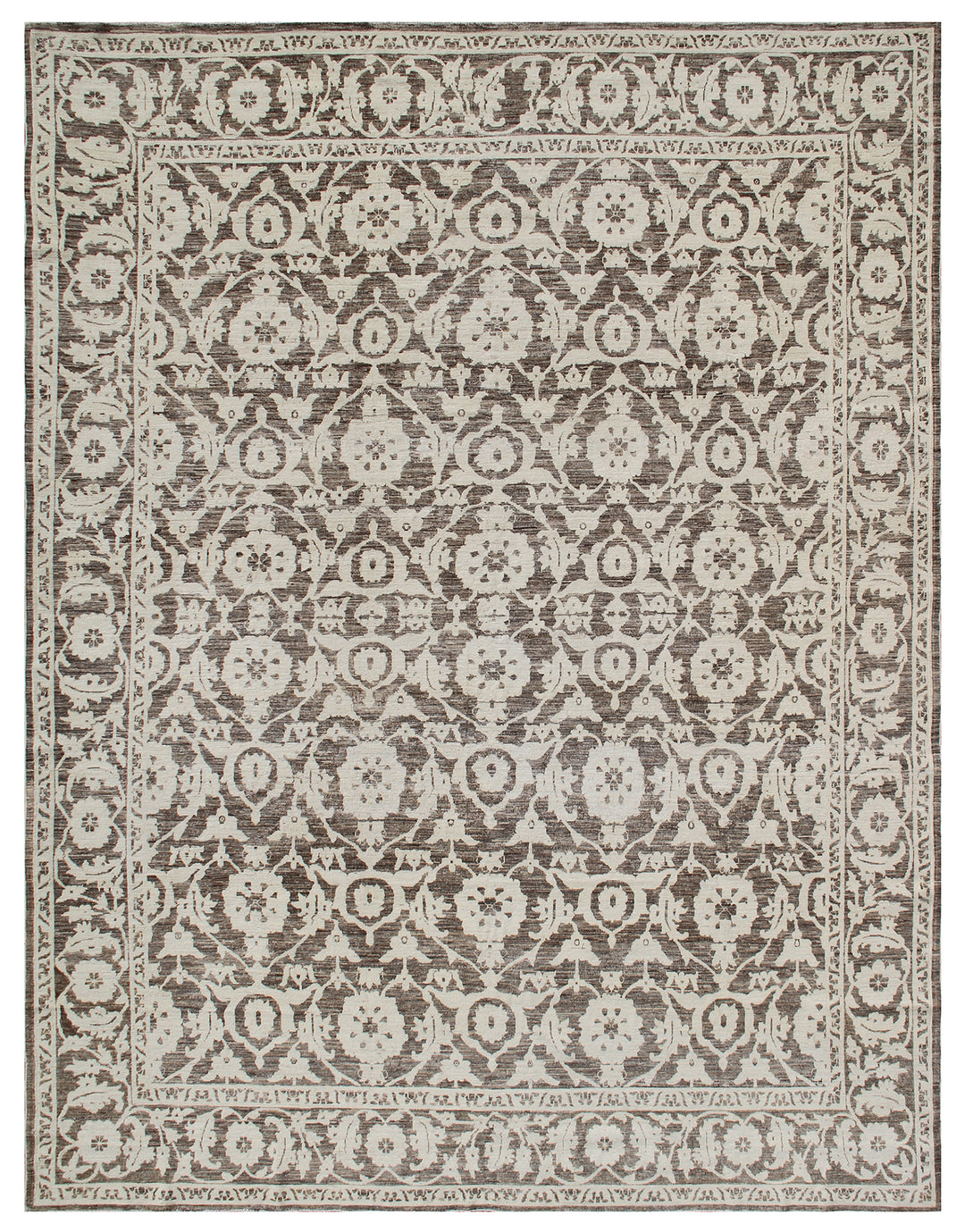 12'x9' Wool Rug | Eart Tone | Ariana Transitional Rug