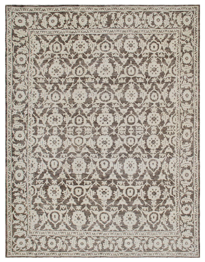 12'x9' Wool Rug | Eart Tone | Ariana Transitional Rug