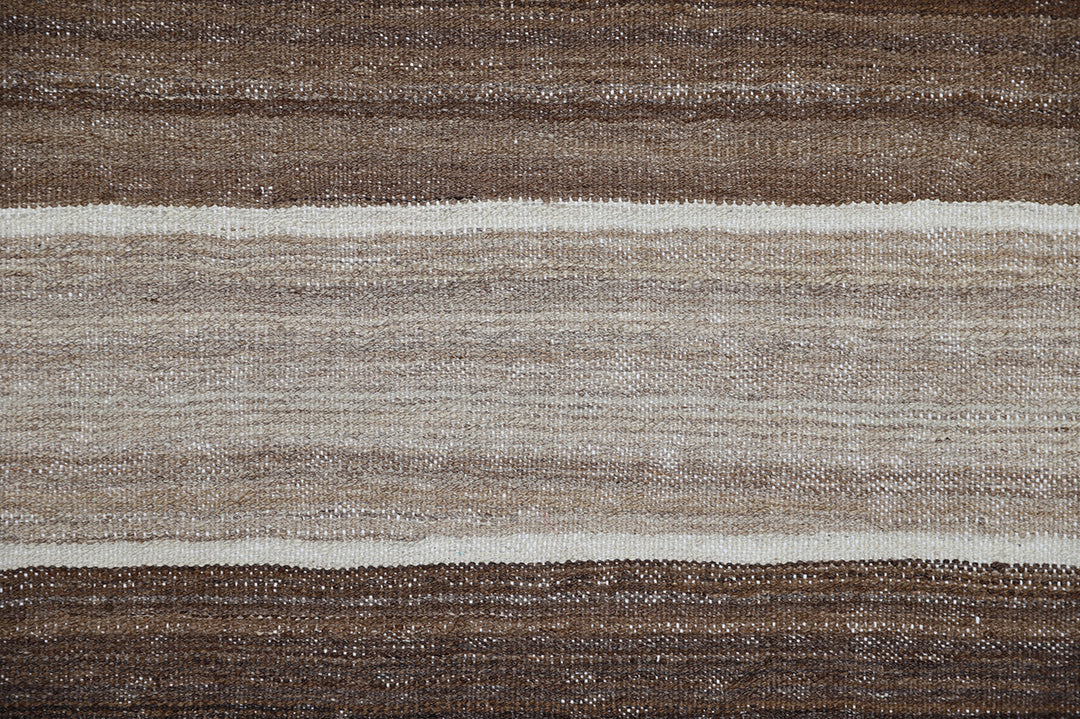 6'x9' Modern Tribal Kilim Rug – Handwoven | Organic Wool | Thin Flatweave