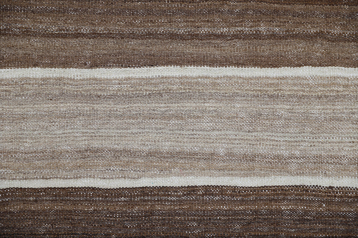 6'x9' Modern Tribal Kilim Rug – Handwoven | Organic Wool | Thin Flatweave