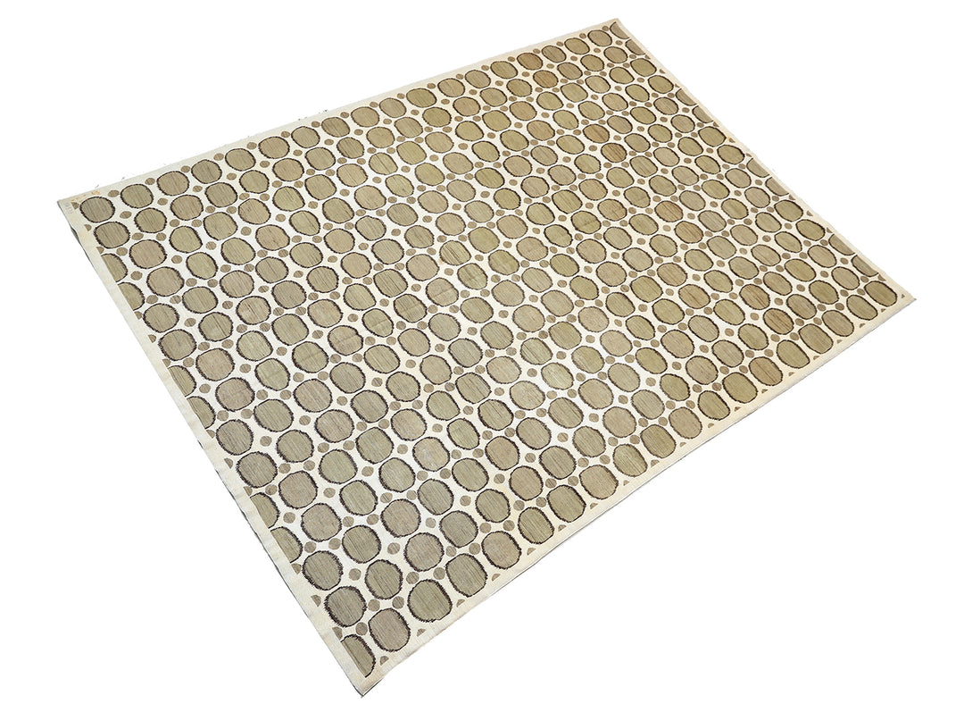 10'x13' Fine Cotton & Wool Ariana Modern Design Area Rug