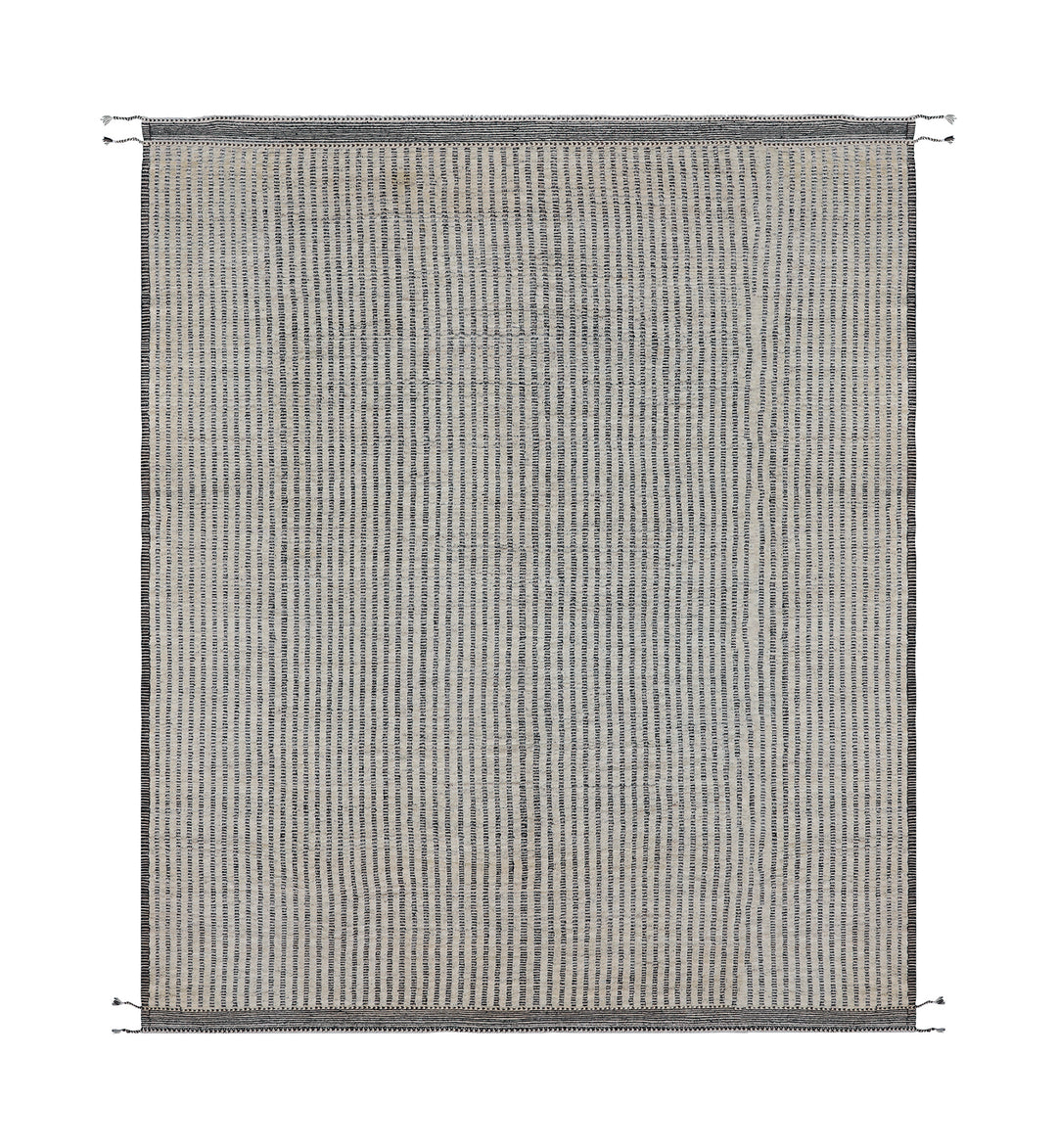 13'x15' Moroccan Rug | Cut & Woven | White Shag Rug