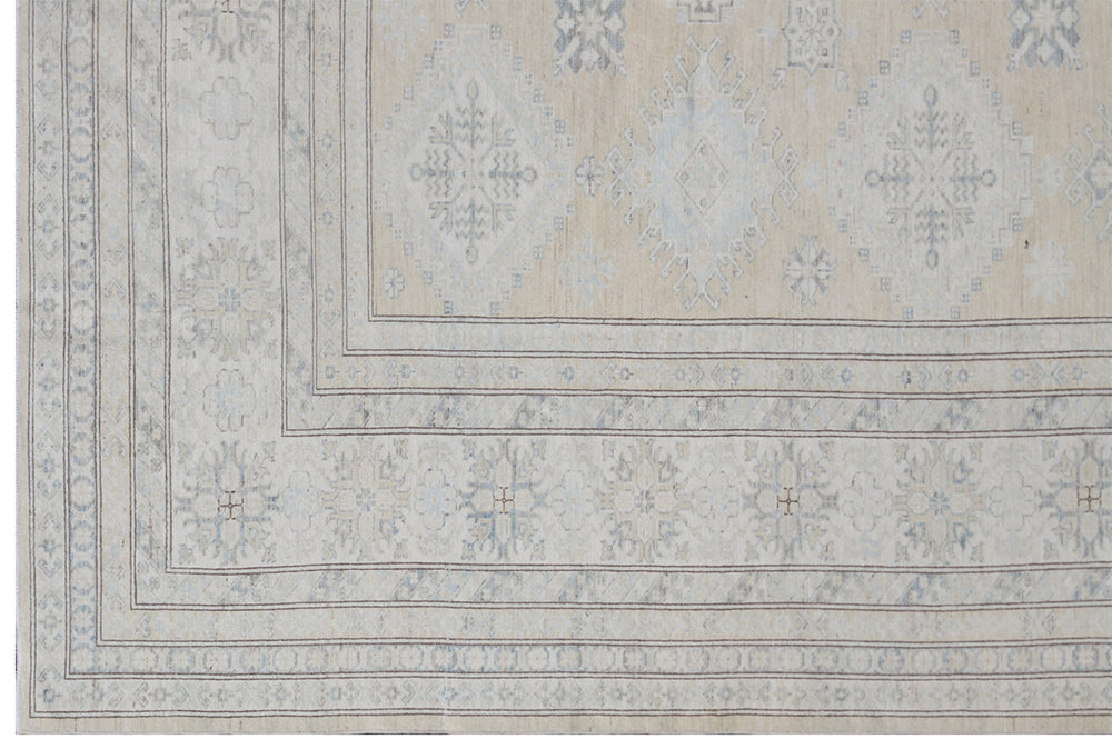 Geometric Large Rug | Soft Color Wool Rug