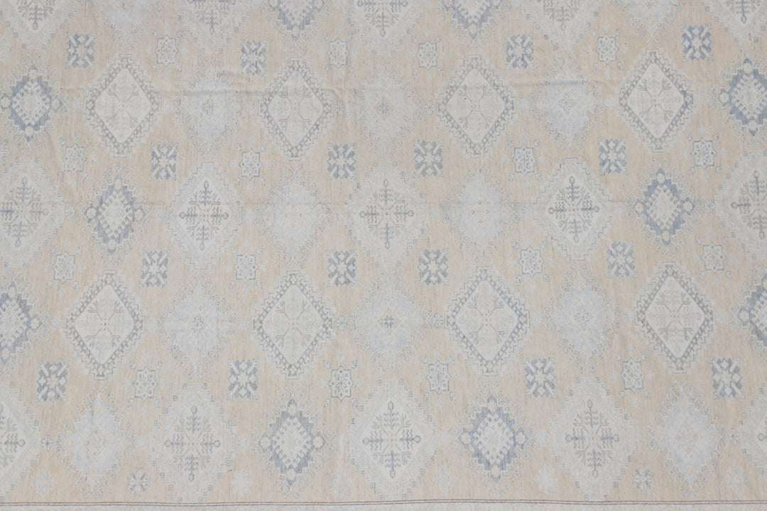 Geometric Large Rug | Soft Color Wool Rug