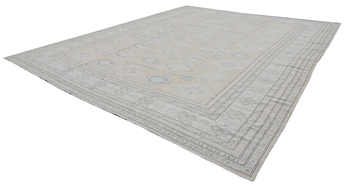 Geometric Large Rug | Soft Color Wool Rug