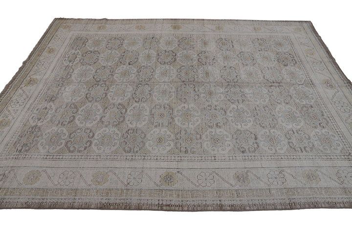 8'x11' Wool Rug | Soft Geometric | Ariana Samarkand Rug