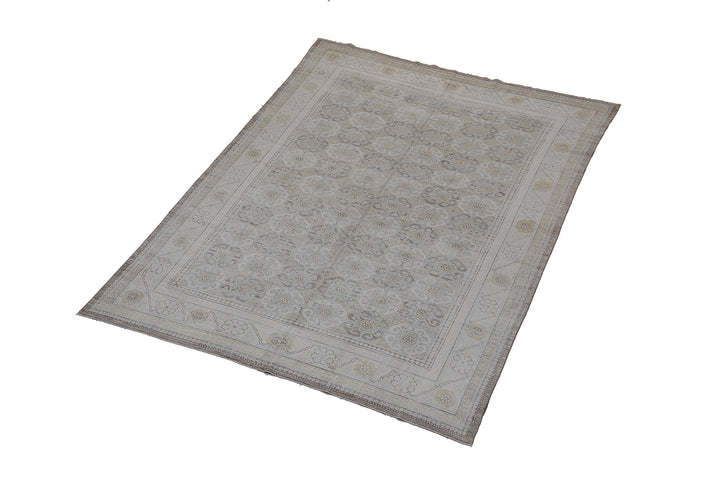 8'x11' Wool Rug | Soft Geometric | Ariana Samarkand Rug