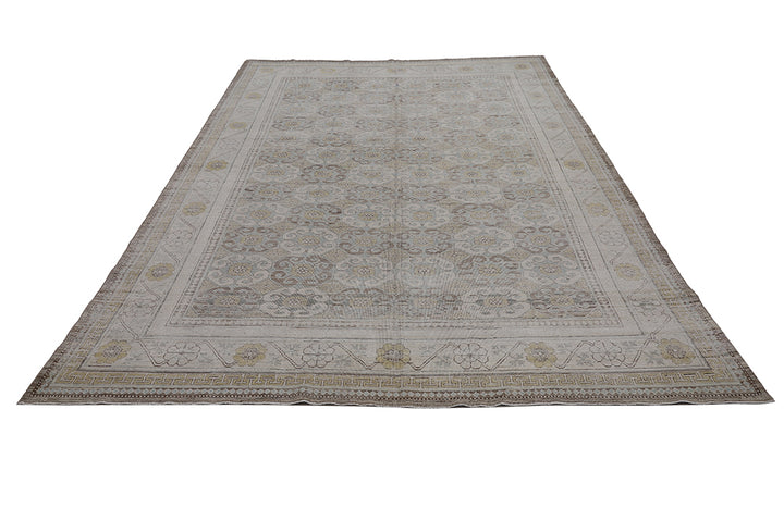8'x11' Wool Rug | Soft Geometric | Ariana Samarkand Rug