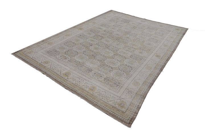 8'x11' Wool Rug | Soft Geometric | Ariana Samarkand Rug