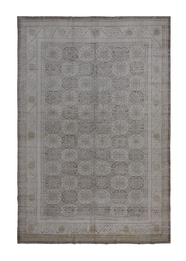 8'x11' Wool Rug | Soft Geometric | Ariana Samarkand Rug