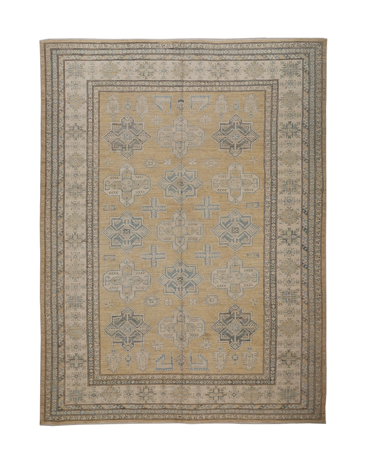10'x13' Afghan Hand-Knotted Luxury Rug | Hazara Weavers | Organic Wool