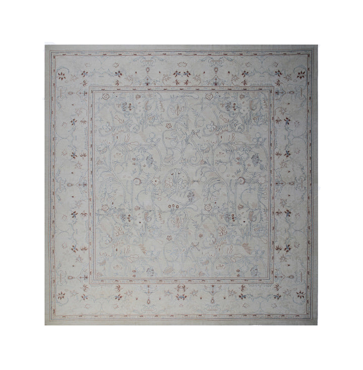 14'x15' Large Hand-Knotted Rug – Organic Wool | Ukrainian Design Rug