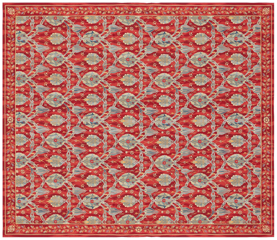 14'x16' Fine Ottoman Floral Design Ariana Kilim Collection Rug