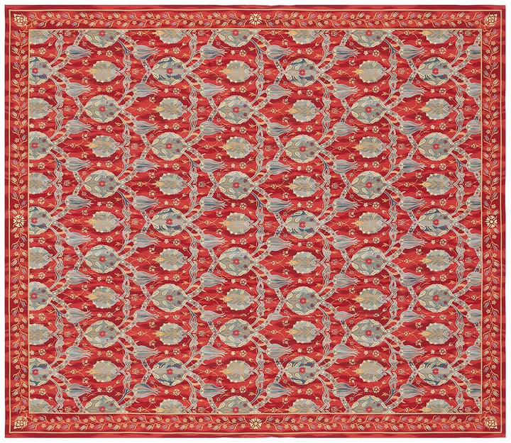 14'x16' Fine Ottoman Floral Design Ariana Kilim Collection Rug