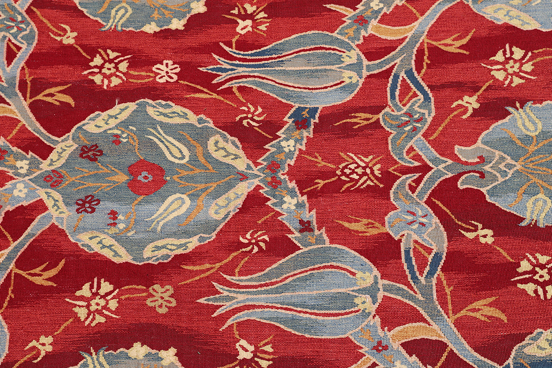 14'x16' Fine Ottoman Floral Design Ariana Kilim Collection Rug