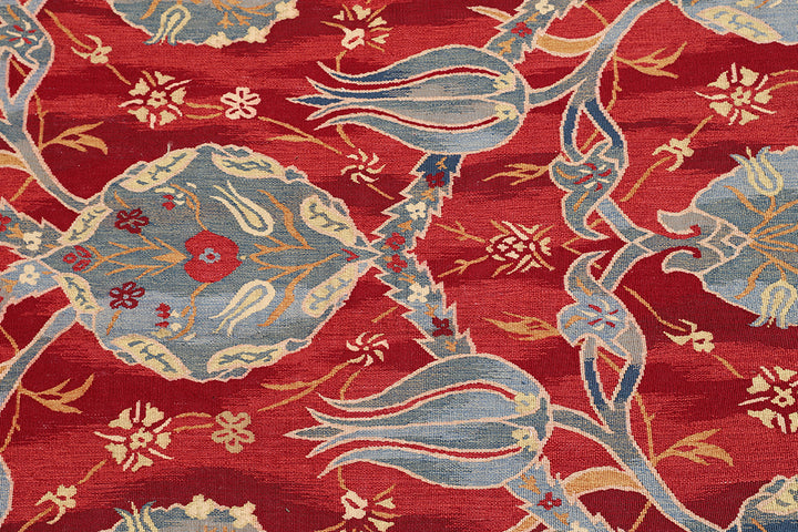 14'x16' Fine Ottoman Floral Design Ariana Kilim Collection Rug