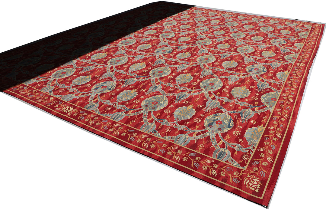 14'x16' Fine Ottoman Floral Design Ariana Kilim Collection Rug