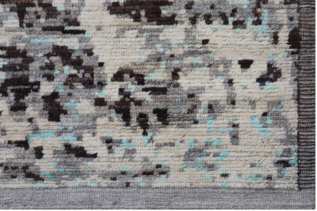 14'x19' Ariana Moroccan-Style Barchi Rug – Abstract Modern Shag