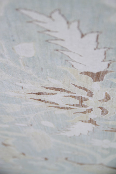 Fine Ariana Soft Blue and Silk Highlighted Luxury Floral Rug
