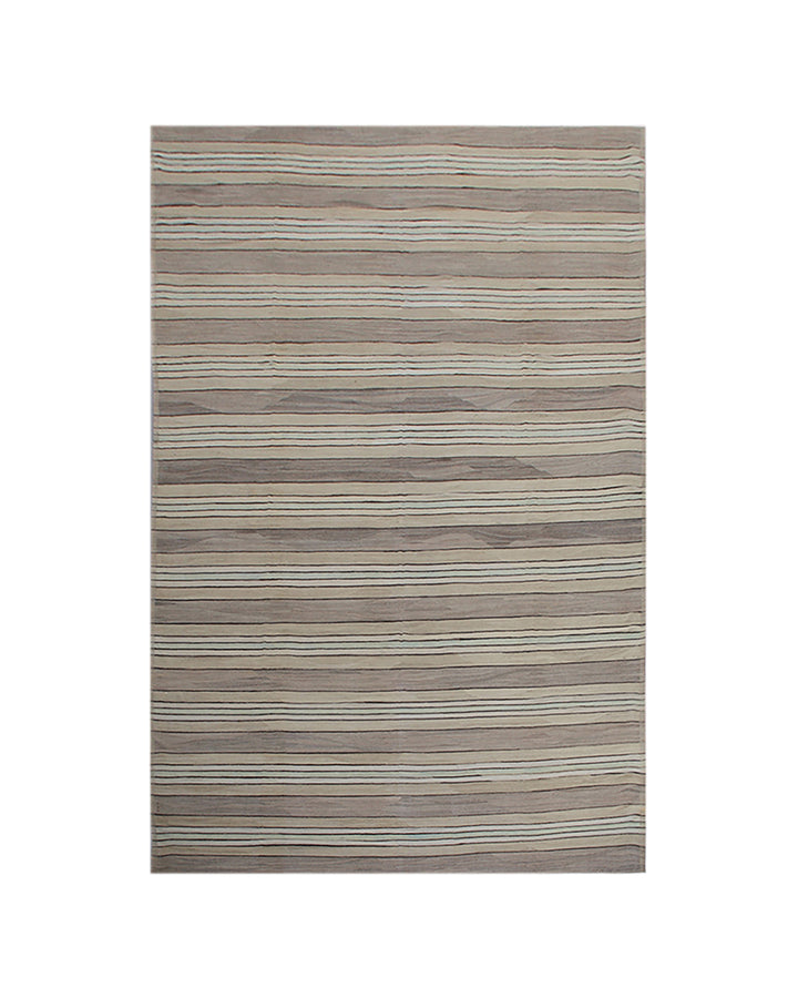 Oversized 14'x22' Striped Hand-Woven Afghan Kilim Rug