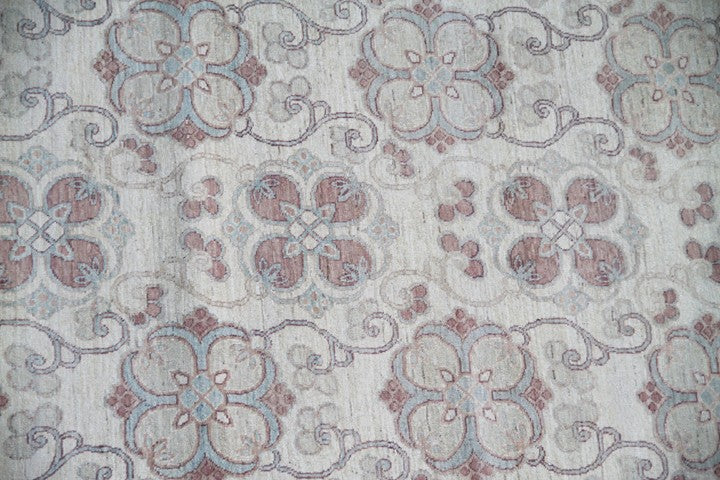 15' x 24' Fine Samarkand Palace Rug | Soft Pastel Floral | Ariana Traditional Collection