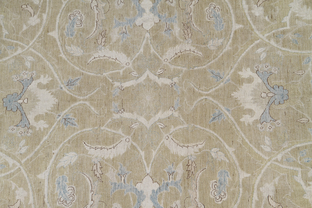 12'x15' Fine Silk and Wool Polonaise Design Ariana Luxury Palace Rug