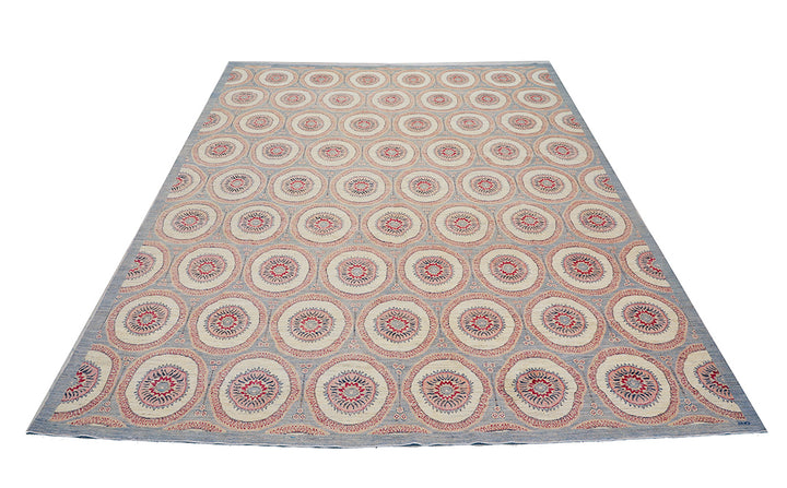 10'x13' Wool Rug | European Design | Ariana Transitional Handmade Area Rug