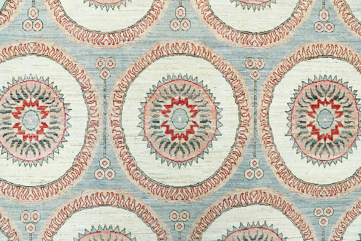 10'x13' Wool Rug | European Design | Ariana Transitional Handmade Area Rug