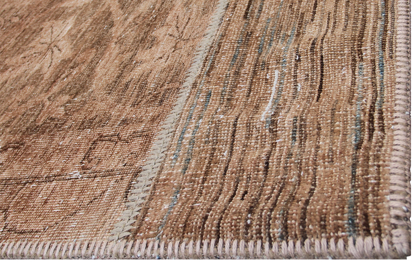 8'x10' Brown Ariana Patchwork Rug