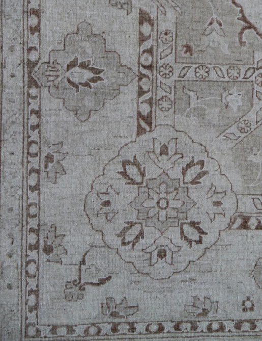 9'x12' Wool Rug | Ariana Traditional Floral Earth Tone Design Rug