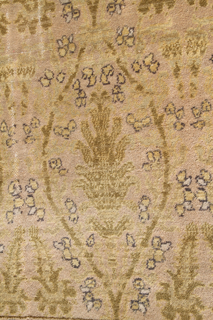 15'x25' Soft Yellow Green Pink Spanish Antique Palace Size Rug