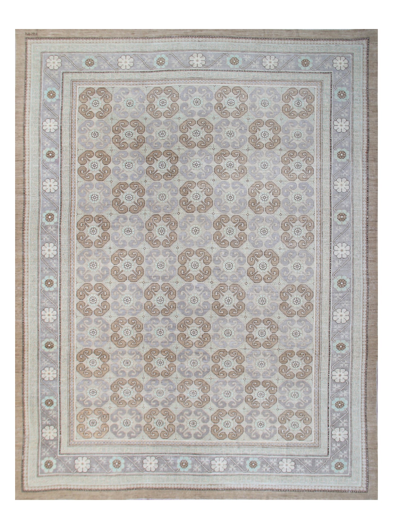 14'x10'Ariana Traditional Samarkand Geometric Design Rug