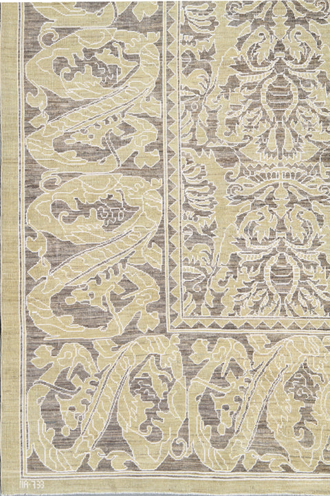 9'x12' Hand-knotted Wool Rug | Spanish | Ariana Transitional