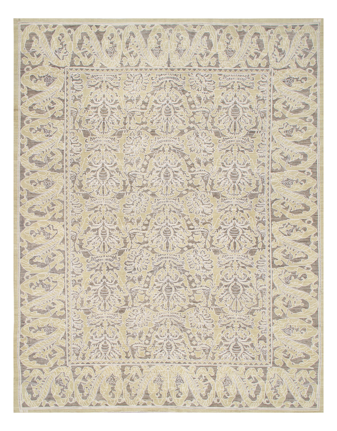 9'x12' Hand-knotted Wool Rug | Spanish | Ariana Transitional