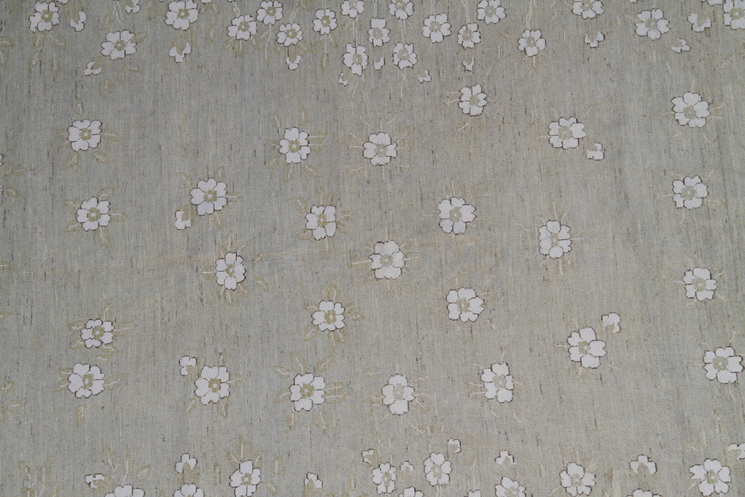 9'x12' Fine Hand-knotted Rug | Wool & Cotton | Floral Rug