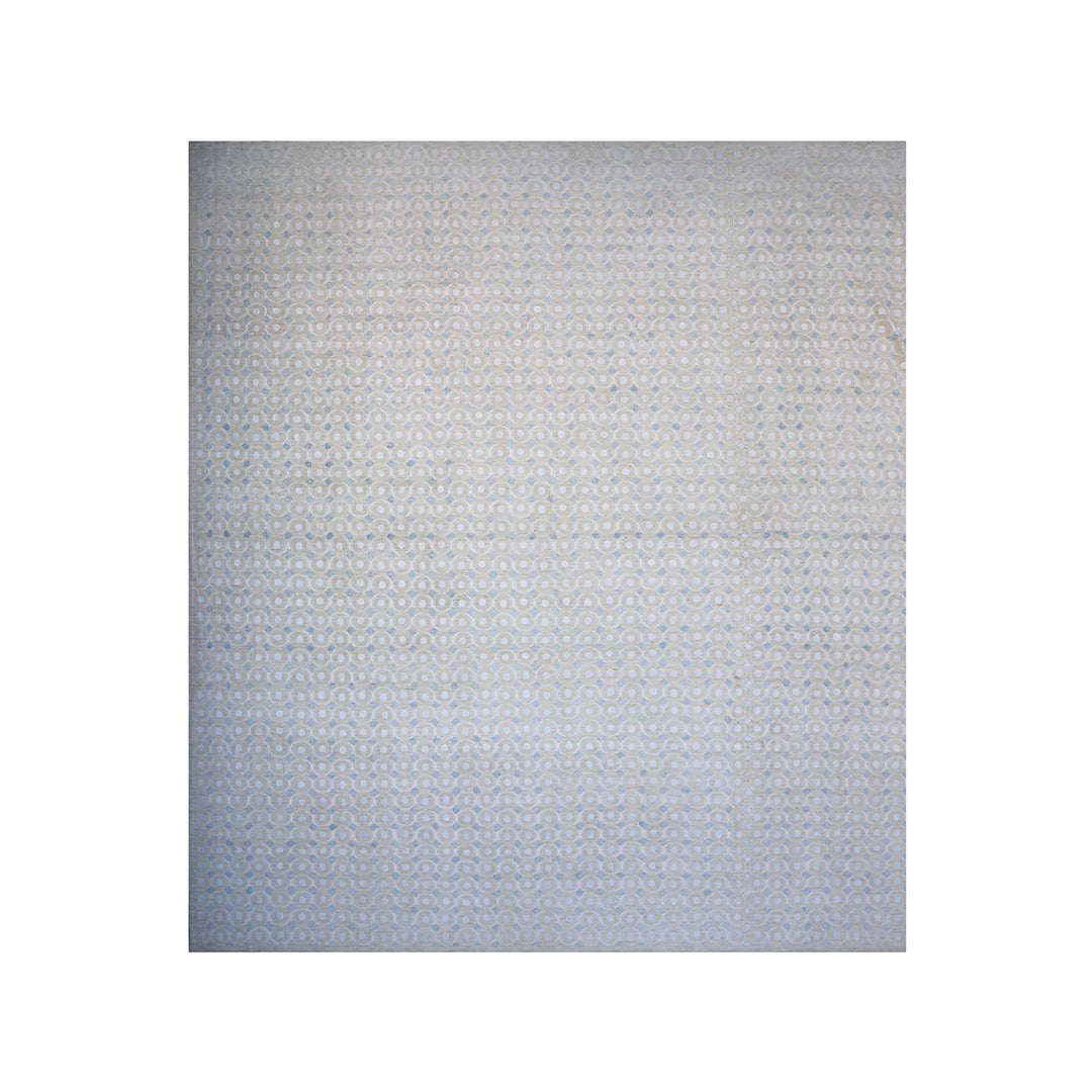 Textured gray rug on a white background