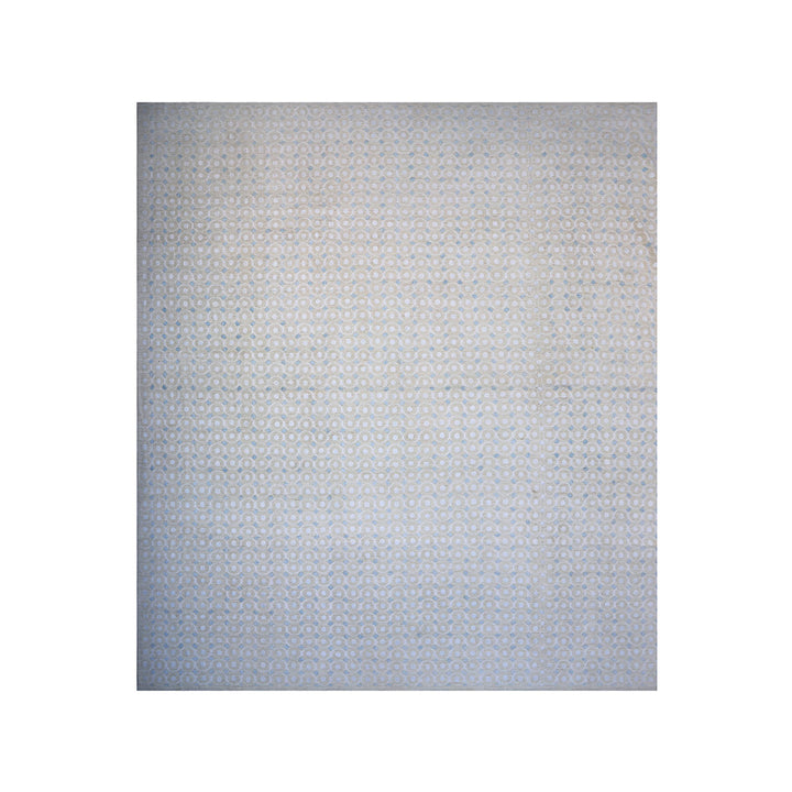 Textured gray rug on a white background